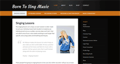 Desktop Screenshot of borntosingmusic.com