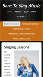 Mobile Screenshot of borntosingmusic.com